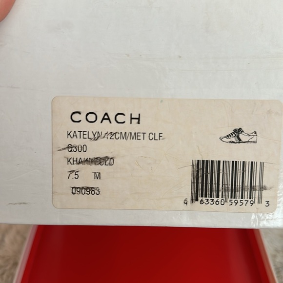 Coach sneakers Katelyn 7.5 brown - Picture 2 of 6